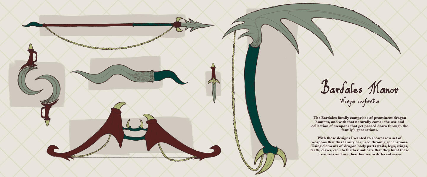 Bardales Manor weapon exploration